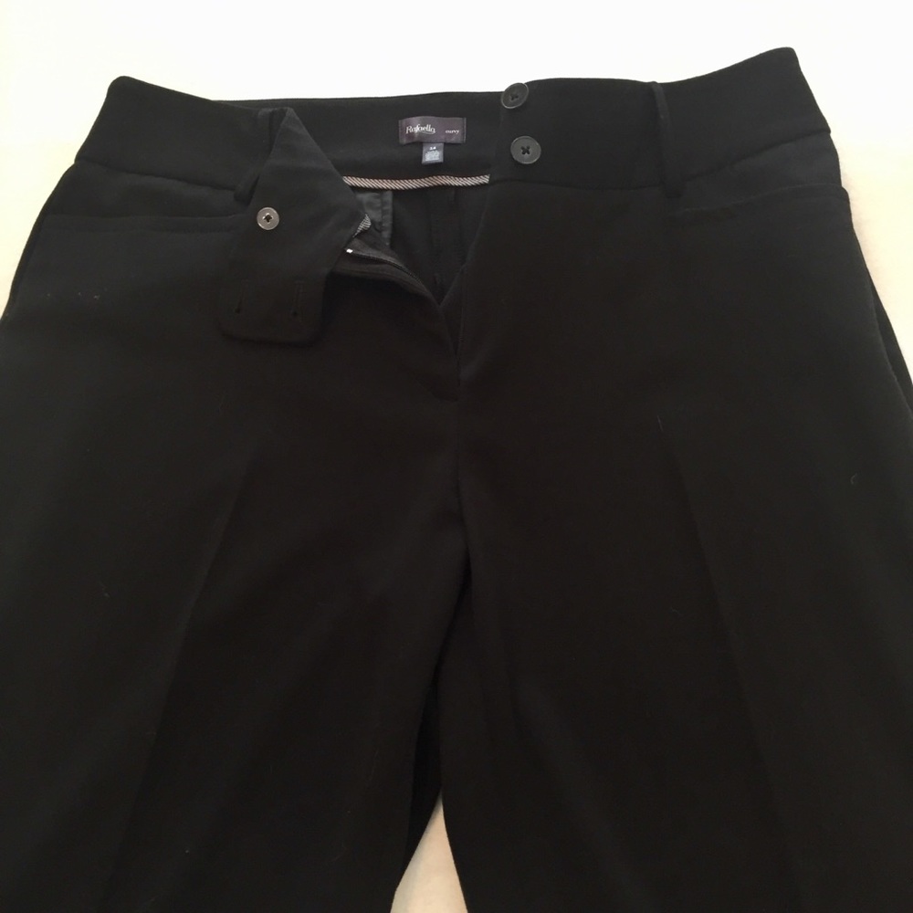 Raphaella Curvy Black Pants.  size 14
